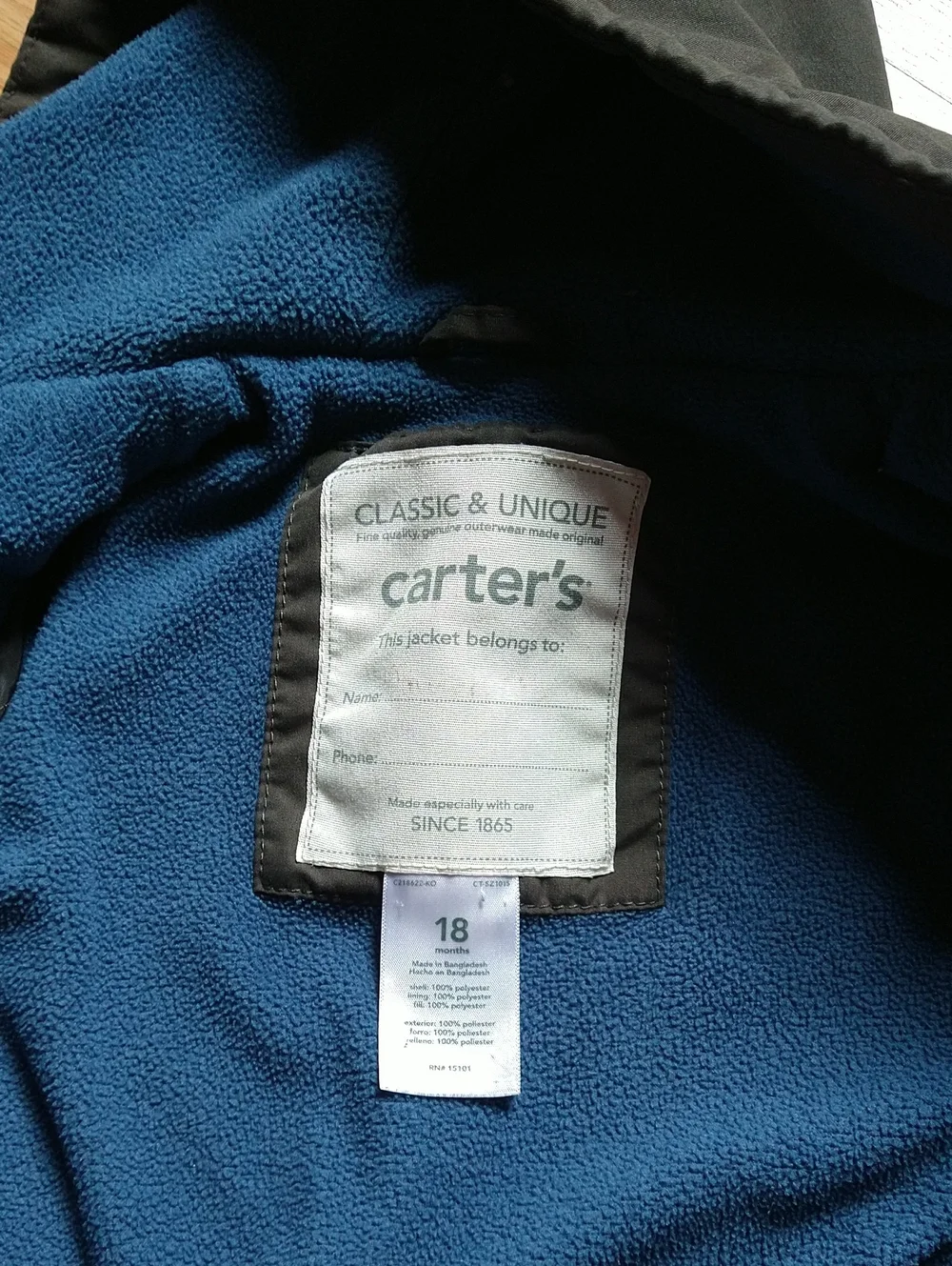 Carter's Coat
